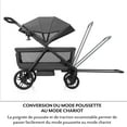 thumbnail image 4 of Evenflo Omni Crew Stroller Wagon (Licorice Black) (Age 0-6 Years) (Weight 55 lbs per side), 4 of 11