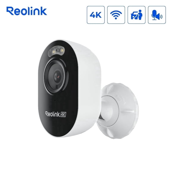 Reolink Lumus Pro 4K 8MP WiFi Outdoor Security Camera, Spotlight Color Night Vision, Smart Detection