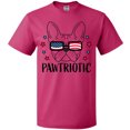 thumbnail image 3 of Inktastic Pawtriotic with French Bulldog in American Flag Sunglasses T-Shirt, 3 of 5