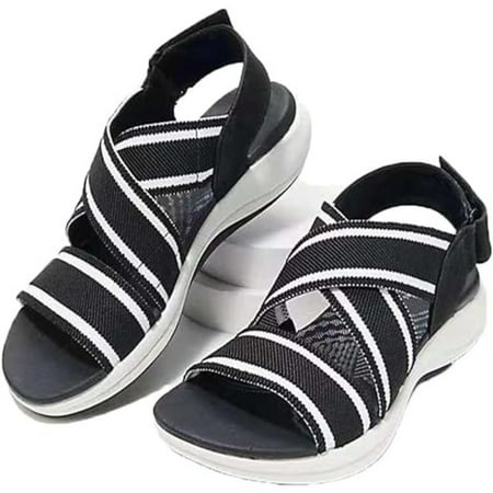 

XWQYRG Women S Sport Walking Sandals Stretch Open Toe With Arch Support Casual Comfort Outdoor Light Weight Water Platform Shoes