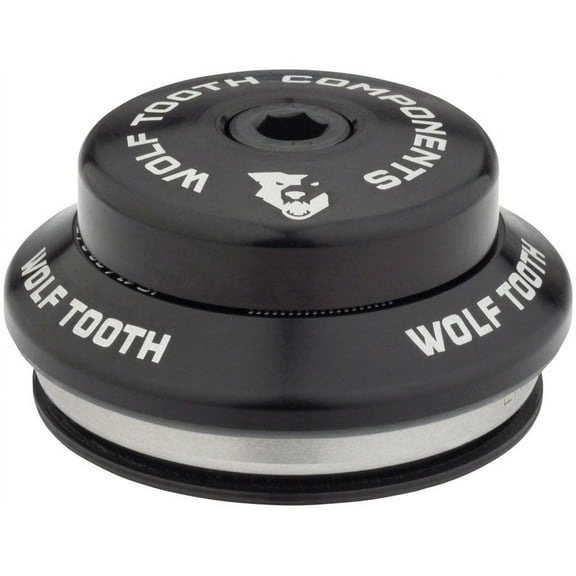 Wolf Tooth IS41 28.6 Upper Headset 7mm Stack Black Includes Stem Cap Star Nut