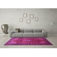 thumbnail image 3 of Ahgly Company Indoor Square Persian Pink Traditional Area Rugs, 3' Square, 3 of 4