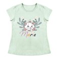 thumbnail image 1 of Playera Para Niña Disney Marye Aristogatos Cuello Redondo Manga Corta Talla 10 Verde, 1 of 1