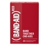 Band-Aid Brand (Red) Adhesive Bandages, Assorted Sizes, 20 ct