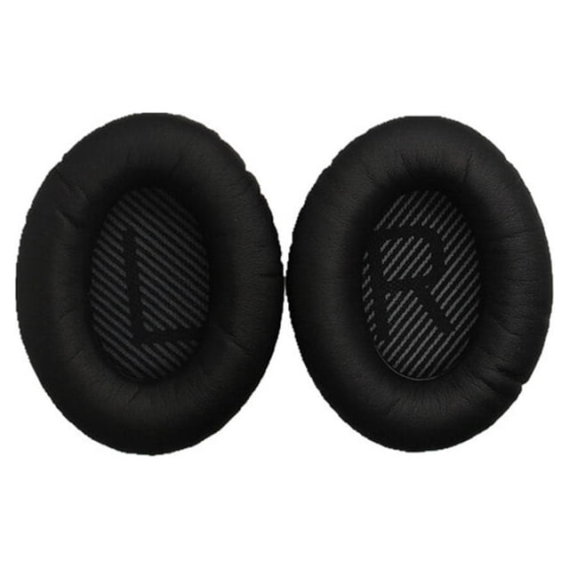 Almohadillas para Auriculares Inteprter de Cuero Profesional para Bose QC35 Color Negro