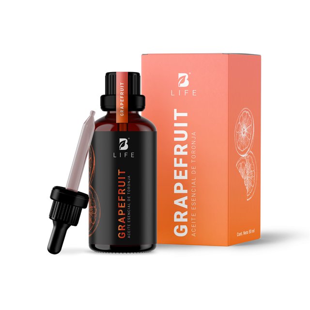 Aceite Esencial De Toronja | 50 ml | Ingredientes Puros y Naturales | Grapefruit Essential Oil | B Life.