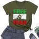 thumbnail image 3 of Tops de Cuello Alto para las Mujeres de la Carta de la Moda Impresa Blusas de Manga Corta, Camisas Casuales Suaves con Cuello Triple 弹性 Ajuste, Camiseta de Suéter de Uso Diario, 3 of 5
