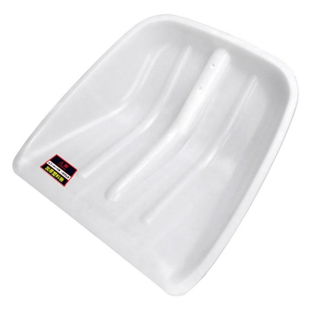 Pala multifuncional de nieve Herramientas de mano Asistente de campamento Limpieza de basura XL 48X45cm Blanco Cola Pala multifuncional