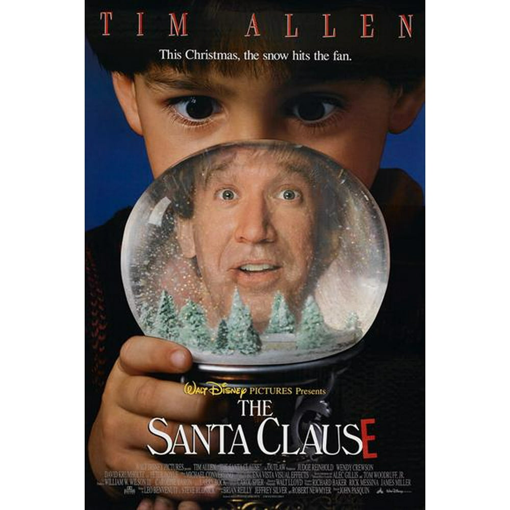 The Santa Clause movie POSTER (Style D) (27" x 40") (1994) Walmart