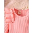 thumbnail image 6 of Cenuakty Baby Girls Shorts Set, Long Sleeve Crew Neck Romper Plaid Shorts Bow Headband Fall Outfit Clothing Set, 6 of 9