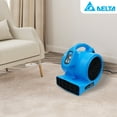 thumbnail image 4 of Delta Breez AirMover Powerful 3 Speed Quiet Operation Dryer Fan, 1200 CFM, Blue, 4 of 12