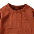 thumbnail image 4 of NAISIBABY Boys Sweatshirt Outfit Sets, Lightweight Print Crew-Neck Long-Sleeve Pullover + Jogger Pants 2PC Fall Set Coffee Size 7, 4 of 5