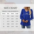 thumbnail image 3 of SWQZVT Womens Tops Long Sleeve Blouses V Neck Business Work Shirts Bubble Sleeve Smocked Ruffle Cuffs Pleated Tunic Tops, 3 of 8
