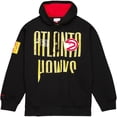 thumbnail image 2 of Men's Mitchell & Ness Black Atlanta Hawks Hardwood Classics OG 2.0 Pullover Hoodie, 2 of 5