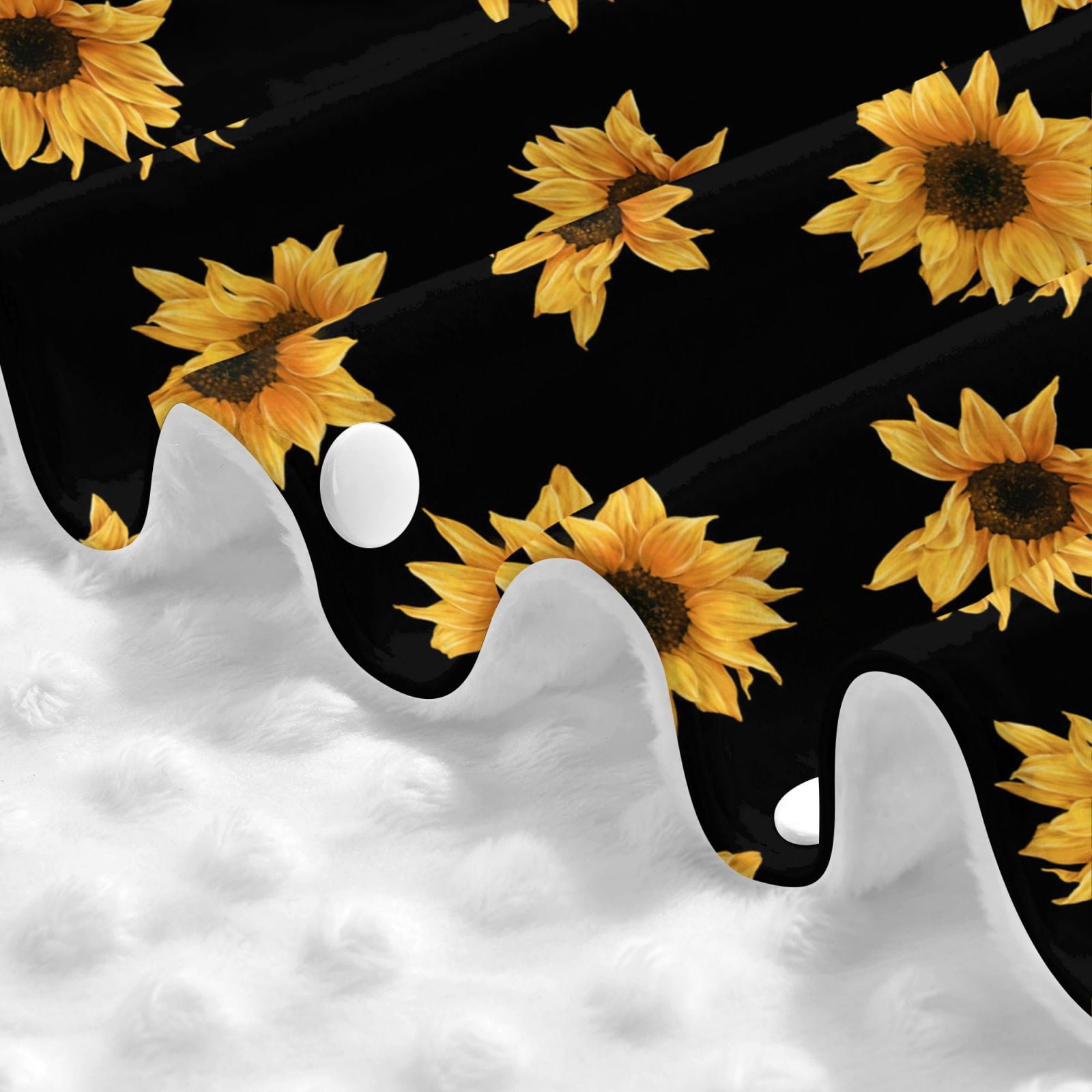 Car Seat Cover Baby - cute sunflowers black print Breathable Infant Car Seat Cover for Baby Carseat, Lightweight Comfort Baby Essentials Must Haves Newborn Stuff for Girl Boy