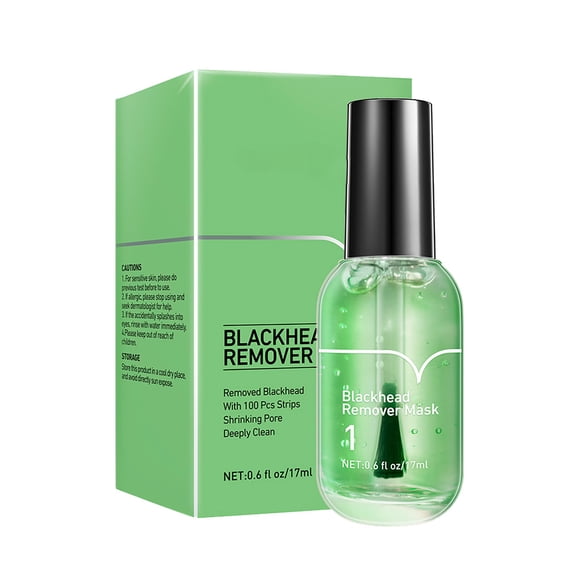 Bradem Beauty Products Clearance, Nasal Patch, Blackhead Remover Blackhead Blackhead Nasal Blackhead Remover 16ml Blackhead Export Liquid with 100 Pcs Blackhead Removing Paper 17ml