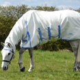 thumbnail image 3 of Sheet Weatherbeeta Sweet Itch Shield Combo Neck 66 blanco/azul, 3 of 8
