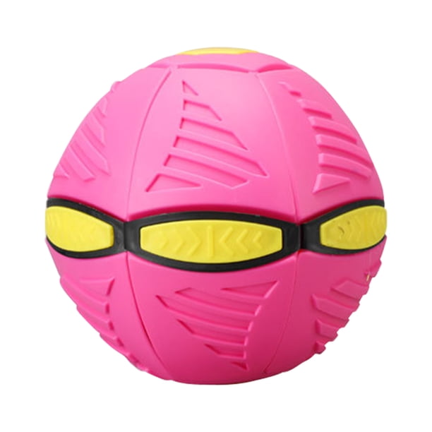 DQrwqpou Bolas Juguete para Automáticas Entrenamiento Interesante para Con (rosa Sin Luz)