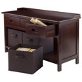 thumbnail image 2 of Adriana 4pcStorage bench with 3 drawers and 3 small foldable baskets , item 94303, 2 of 5