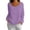 Purple, variant on Qivvo Women's Knit Tunic Tops for Leggings Long Sleeve V Neck Pullover Sweater Curved Hem Shirts Trendy Clothes(White,X-Large)