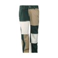 thumbnail image 4 of OUSITAID Jeans Color Block pour Femmes Taille Moyenne Pantalons Droits Bas, 4 of 6