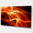 thumbnail image 2 of Orange 3d Abstract Fractal Waves - Contemporary Abstract Wall Art, 2 of 3