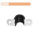 thumbnail image 4 of 16uds 14mm (9/16") Cable Abrazadera, Goma Acolchado Tubería Correa 304 Inoxidable Acero Manguera Abrazadera U Forma Metal Abrazadera Tubo Soporte para Tubería Cable, 4 of 5