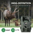 thumbnail image 2 of VEATOOL PR1000 Infrared Night Vision Outdoor Hunting Camera, Non-Cellular Non-WiFi Version, 58MP 1080P, 0.1s Motion Trigger, IP66 Waterproof, for Home Security & Wildlife Monitoring, 2 of 8