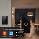thumbnail image 5 of Interruptor Inteligente Wifi Aksi Negro 3 Apagadores 1200W, Compatible con Alexa y Google Assistant, Incluye Capacitor, Funciona con y sin Neutro, 5 of 8