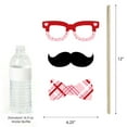 thumbnail image 5 of Big Dot of Happiness Valentine's Day - Photo Booth Props Kit - 20 Count, 5 of 7
