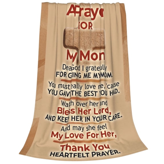 Mom Blanket Mom Gifts from Daughter, Son - Mother Birthday Gifts - Moms Birthday Gift Ideas - Birthday Presents for Moms 50x40