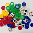 thumbnail image 3 of LCR con cartucho de chips Versión en inglés Dados de juego izquierdo, medio y derecho Dados de juego divertidos de cuatro colores, 3 of 5