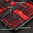 thumbnail image 4 of Nail Set 10 Pieces Black In A Case I Manicure Set For Women & Men I Perfect For Handbag, Car Or At Home, 4 of 7