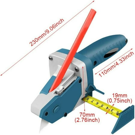 

XIAOGZHP Efficient and versatile alloy drywall cutter - Guaranteed precise and convenient cutting with integrated measuring tape - Essential tool for effortless cutting of drywall foam