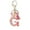 G, variant on Kumdkd Letter Keychains for Girls Purple Pink Keychain with Butterfly Purse Charms for Handbags Cute Tassel Keychain