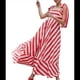 thumbnail image 2 of Vestido Informal de Verano con Estampado Floral, Sin Mangas y Tirantes Finos, Holgado y con para Mujer. Rojo M, 2 of 10