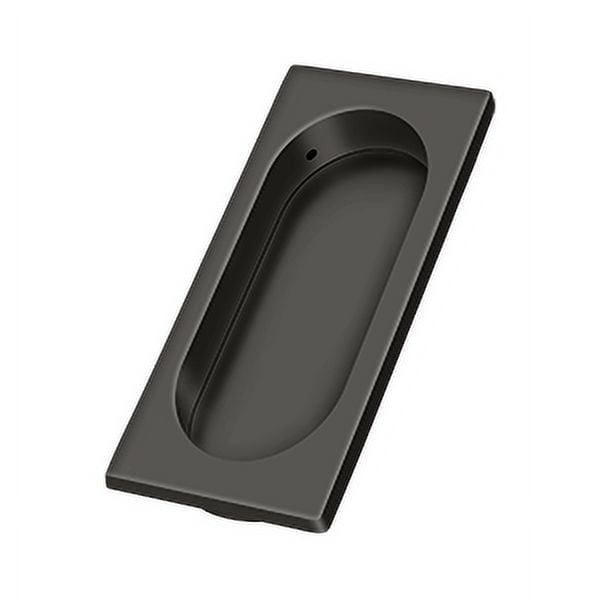 Flush Pull, Large, 4"x 13/4"x7/16", Oil Rubbed Bronze
