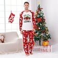 thumbnail image 4 of Festive Gnome Family Matching Christmas Pajamas Red Plaid Saying “Chillin’ With My Gnomies”, Holiday Sleepwear Set for Adult Kid Baby Dog, 4 of 7