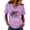 #290Purple, variant on V Neck Shirts 4th of July for Women American Flag Graphic Tee Casual Color Block Short Sleeve Summer Tops