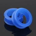 thumbnail image 4 of A Pair of Flexible Silicone Double Flared Ear Gauge Tunnel Plug, 4 of 5