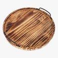 thumbnail image 2 of Aria Scorched Wood Serving Tray with Handles, 2 of 7