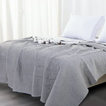 Flxxie 3 Layers Cotton Ultra Soft Bed Blanket, Lightweight and Breathable Blanket for All Season, Twin, 68x92 inches