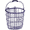 Purple, variant on Nantucket Bicycle Basket Co. Surfside Rear Wire Pannier Basket, Purple