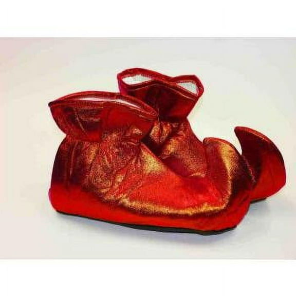 Forum Novelties Elf Shoes - Red Cloth