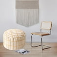thumbnail image 2 of Cubierta de Pouf Sin Solución de Almacenamiento con Ropa de Bolsa de Frijoles Grandes Cubos Cojín de ASIENTO ASIENTO ASI beige Baoblaze Funda de puf, 2 of 7