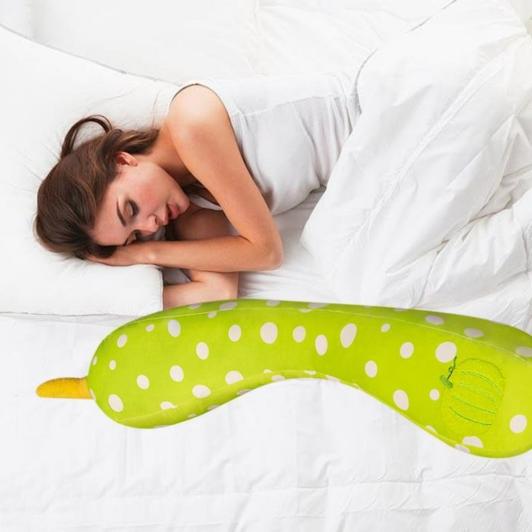 Ytppwn Long Plush Cute Body Pillows Cuddle Pillow Sleeping Big Pillows for Bed Kids Body Pillow Pumpkin Shaped Pillow Boyfriend Pillow Toy Gift for