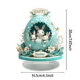 thumbnail image 5 of YWIYIUD Happy Easter RabbitEggs Decorations Spring Easter Centerpieces Cartoon Cute 2D Acrylic BunnyEgg Flower Figurines Table Ornament for Farmhouse Home Kitchen Easter Party,Birthday Gifts, 5 of 8