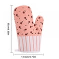 thumbnail image 6 of 1Pc Thickened Heat-resistant Insulation Kitchen Oven for Roasting Microwave Gloves E, 6 of 6