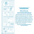 thumbnail image 4 of Papel contact pelicula PASCUA AUTOADHERIBLE PARA FORRAR ÚTILES, TRANSPARENTE CON 2 METROS, 4 of 4