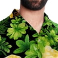 thumbnail image 5 of Saint Patrick's Day Men's Short Sleeve Casual Printed Button Down Beach Shirt - Summer Hawaiian Top, 5 of 6